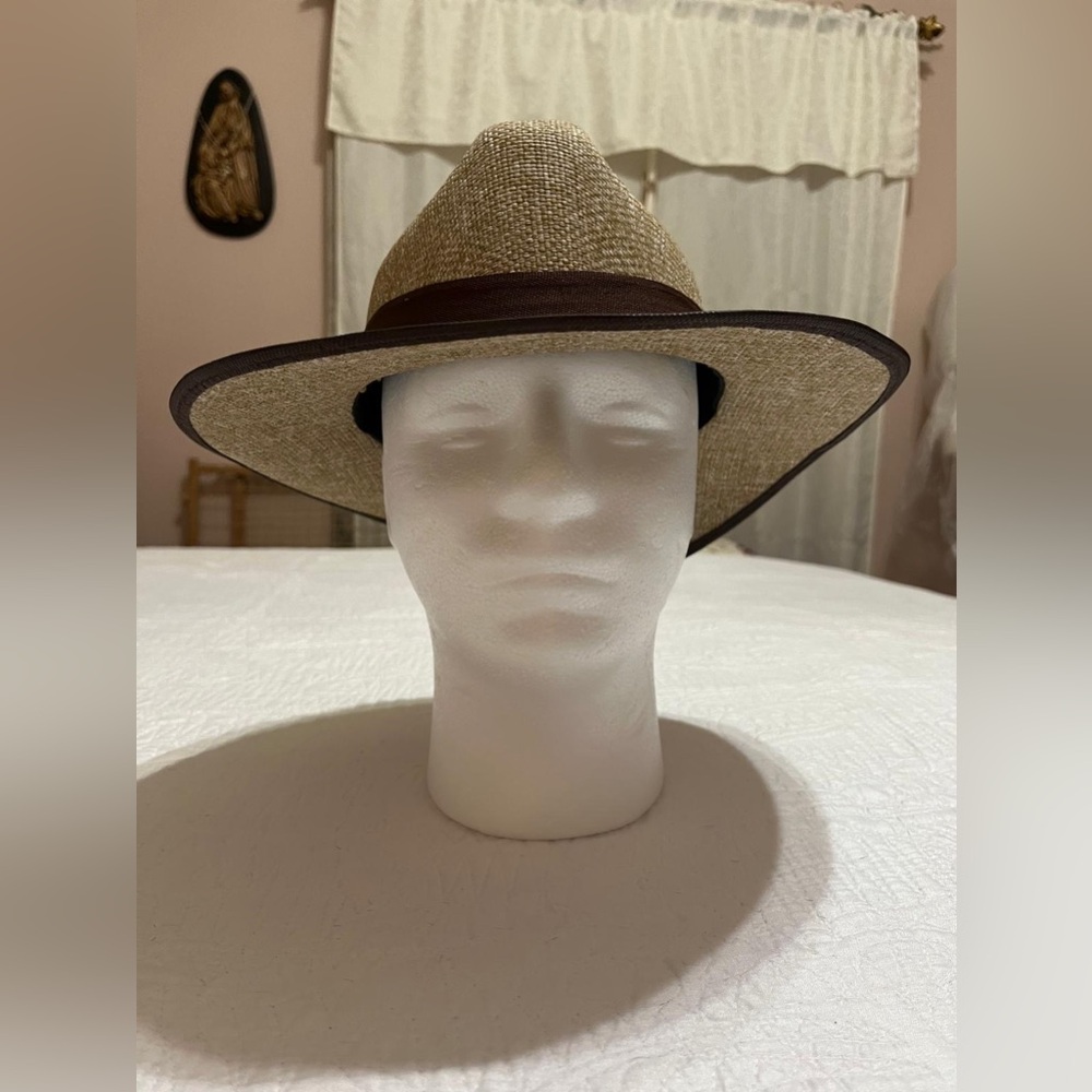BRISA Colombian Stylish Tan Wide-Brim Hat